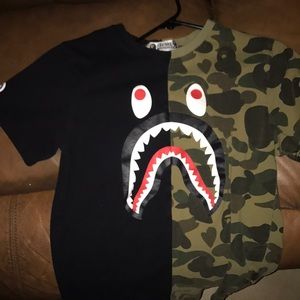 A Bathing Ape Camo Shark smile